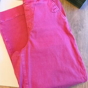 SPANX light red/cherry Stretch ankle pant - size M - worn once